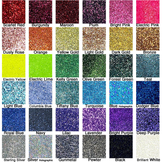 Tigers Glitter Face Stickers, Eye Black Style, Customizable with 34 Glitter Colors