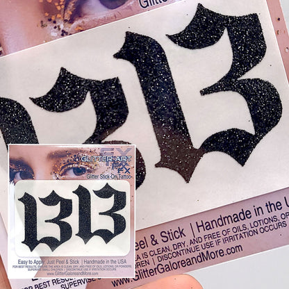 Taylor Swift ERAS Tour Inspired Glitter Tattoo Stickers for Face and Body