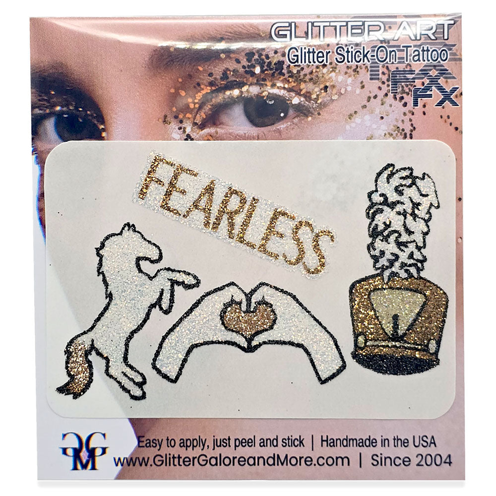 Fearless Taylor Swift Glitter Face Sticker