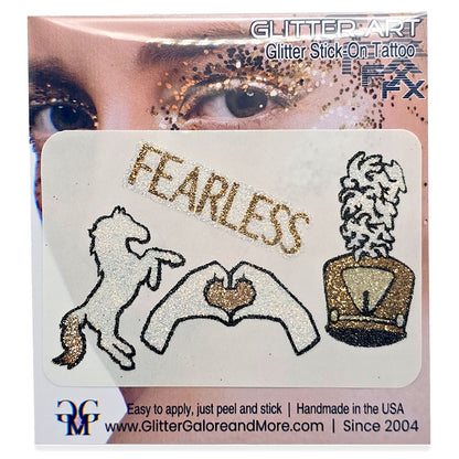 Fearless Taylor Swift Glitter Face Sticker