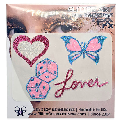 TS Lover Cheek Stickers. 