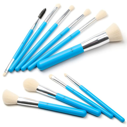 Electric Blue Brush Set 10 Pieces.