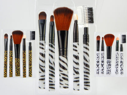 Grl Cosmetics Cosmetic Makeup Brush Set, 5 Piece