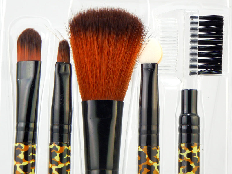 Grl Cosmetics Cosmetic Makeup Brush Set, 5 Piece