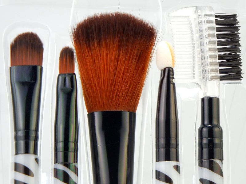 Grl Cosmetics Cosmetic Makeup Brush Set, 5 Piece