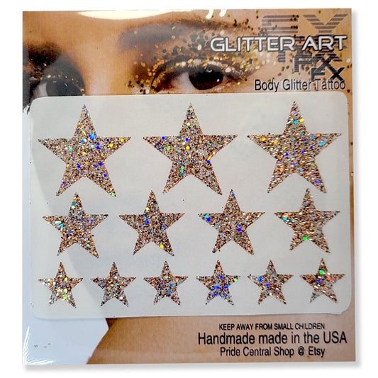 Glitter Stickers Stars - All That Glitters