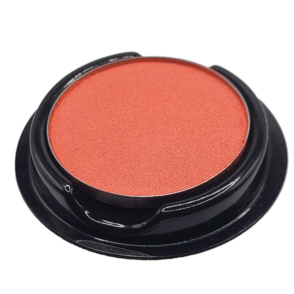 Neon Red Orange Iridescent Pressed Eye Shadow, PE-C36