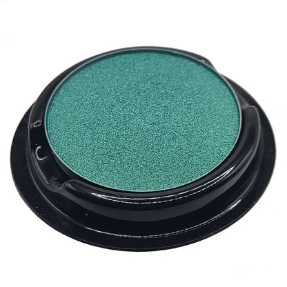 Sea Green with Gold Reflections Foiled Pressed Eye Shadow, PE-C37