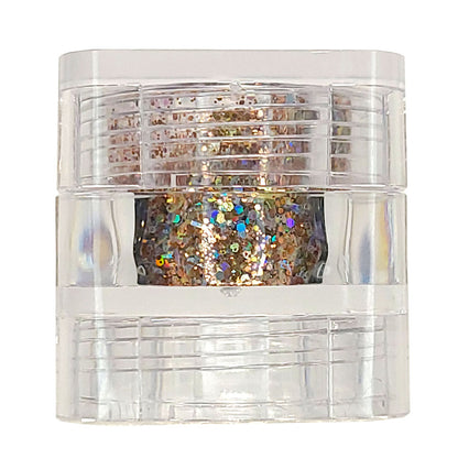 All That Glitters Chunky Glitter Mix, 5 Gram Square Jar