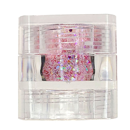 Baby Girl Chunky Glitter Mix, 5 Gram Square Jar