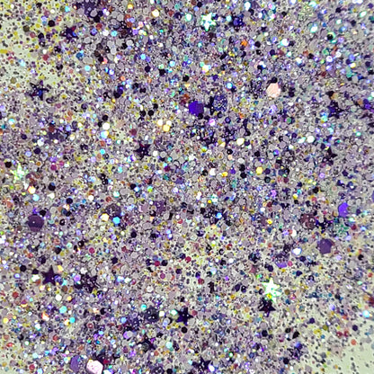 Lavender Chunky Glitter Mix, Wholesale Bulk