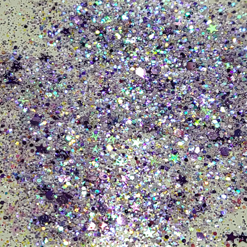 Lavender Chunky Glitter Mix, Wholesale Bulk