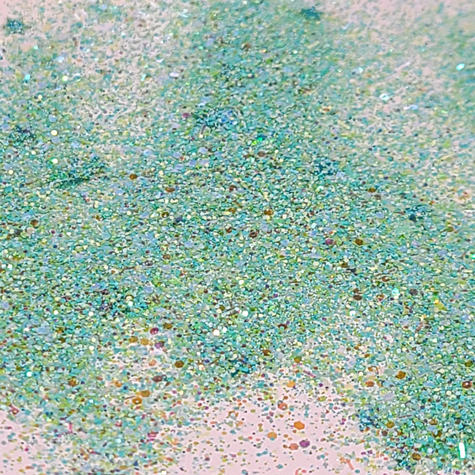 Peppermint Chunky Glitter Mix, Wholesale Bulk