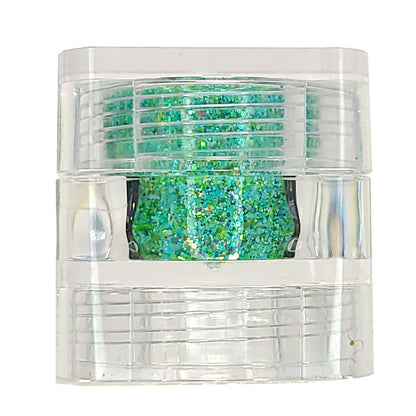 Peppermint Chunky Glitter Mix, 5 Gram Square Jar