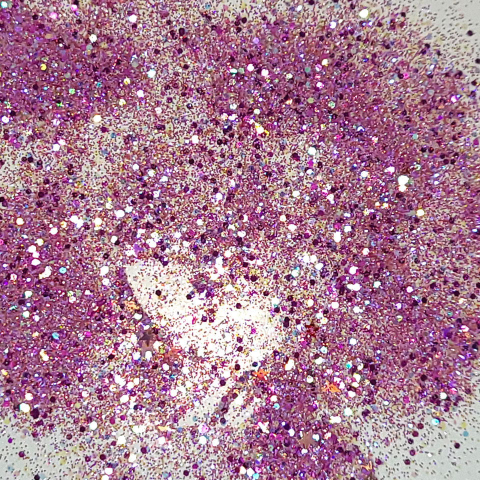 Unicorn Chunky Glitter Mix, 5 Gram Square Jar - Private Label