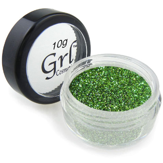 Green-Black Cosmetic Glitter Radio Active, 10g