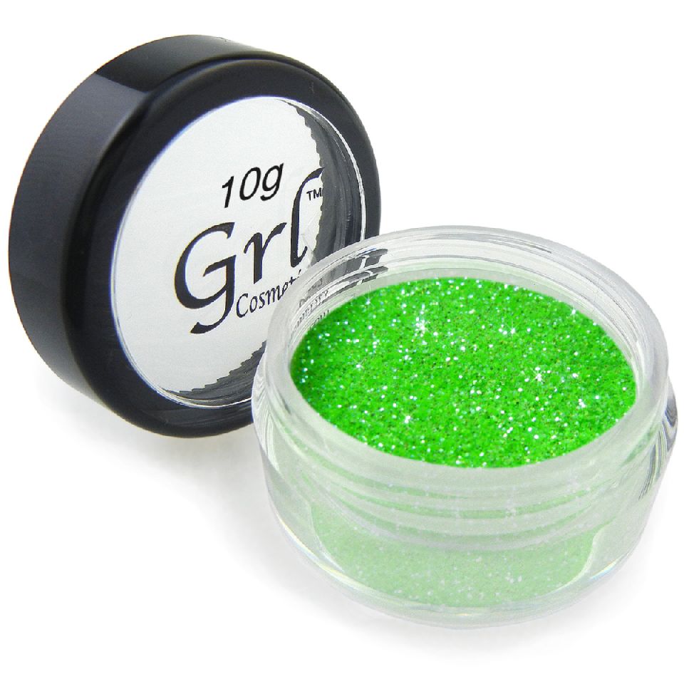 Bright Lime Green Cosmetic Glitter Lime, 10g