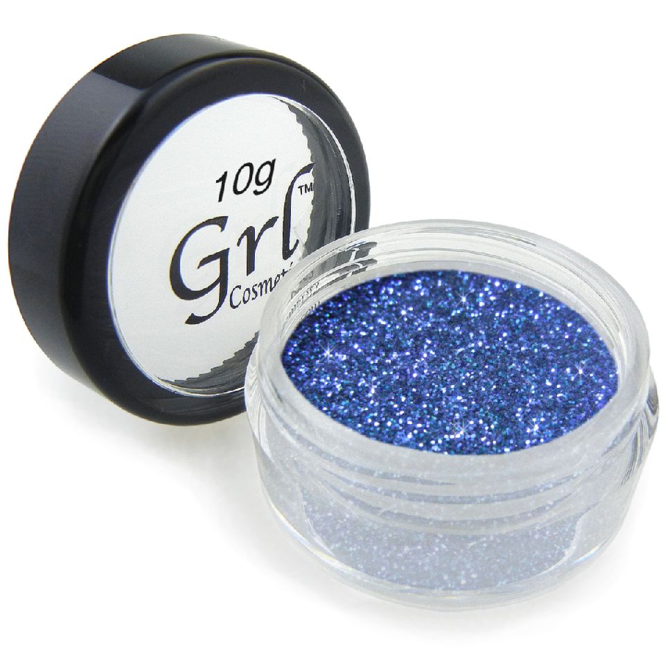 Sapphire Blue Cosmetic Glitter Sapphire, 10g