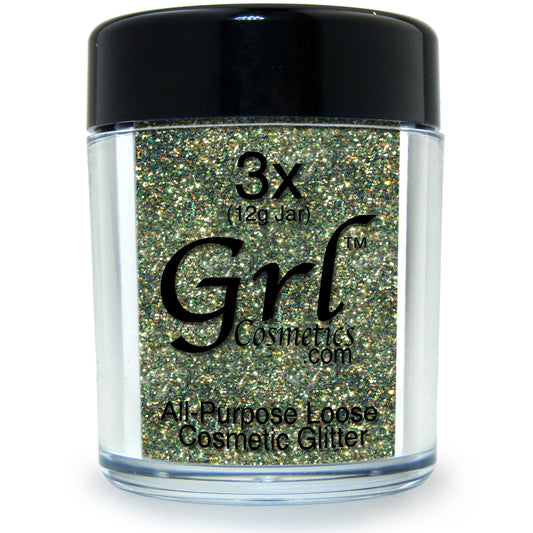 Bronze Glitter Powder Rainforest, 12 Gram Jar
