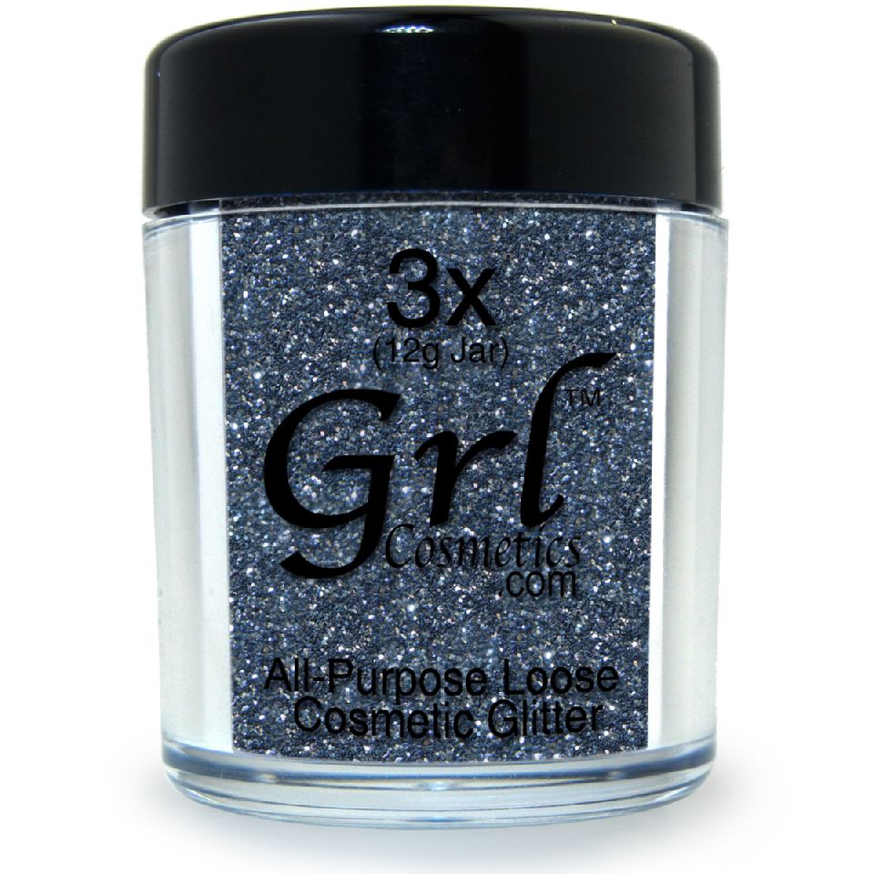 Dark Gray Glitter Powder Gunmetal, 12g