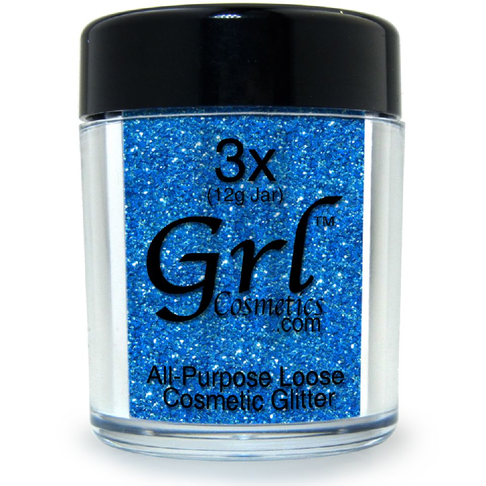 Aqua Blue Glitter Powder Carribean, 12g
