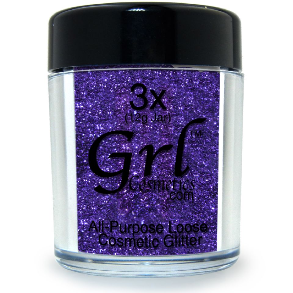 Deep Purple Glitter Powder Grape, 12g