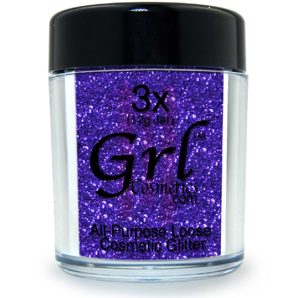 Bright Purple Glitter Powder Cha Cha Cha, 12g