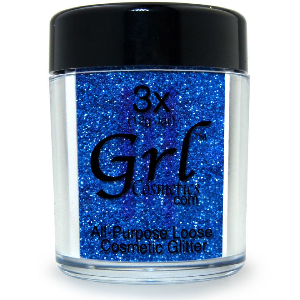 Intense Blue Glitter Powder Foxtrot Blue, 12g