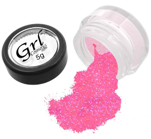 Bright Pink Glitter Eyeshadow Screaming Pink, 5g