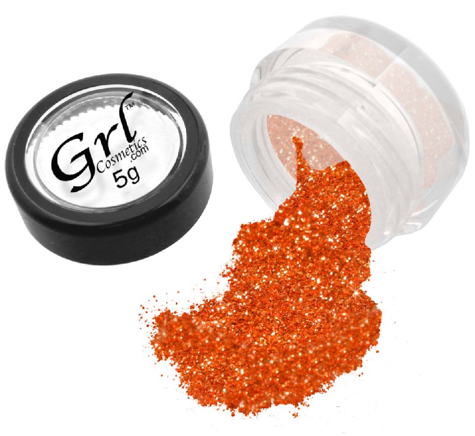 Metallic Orange Glitter Eyeshadow Oldie Goldie, 5g