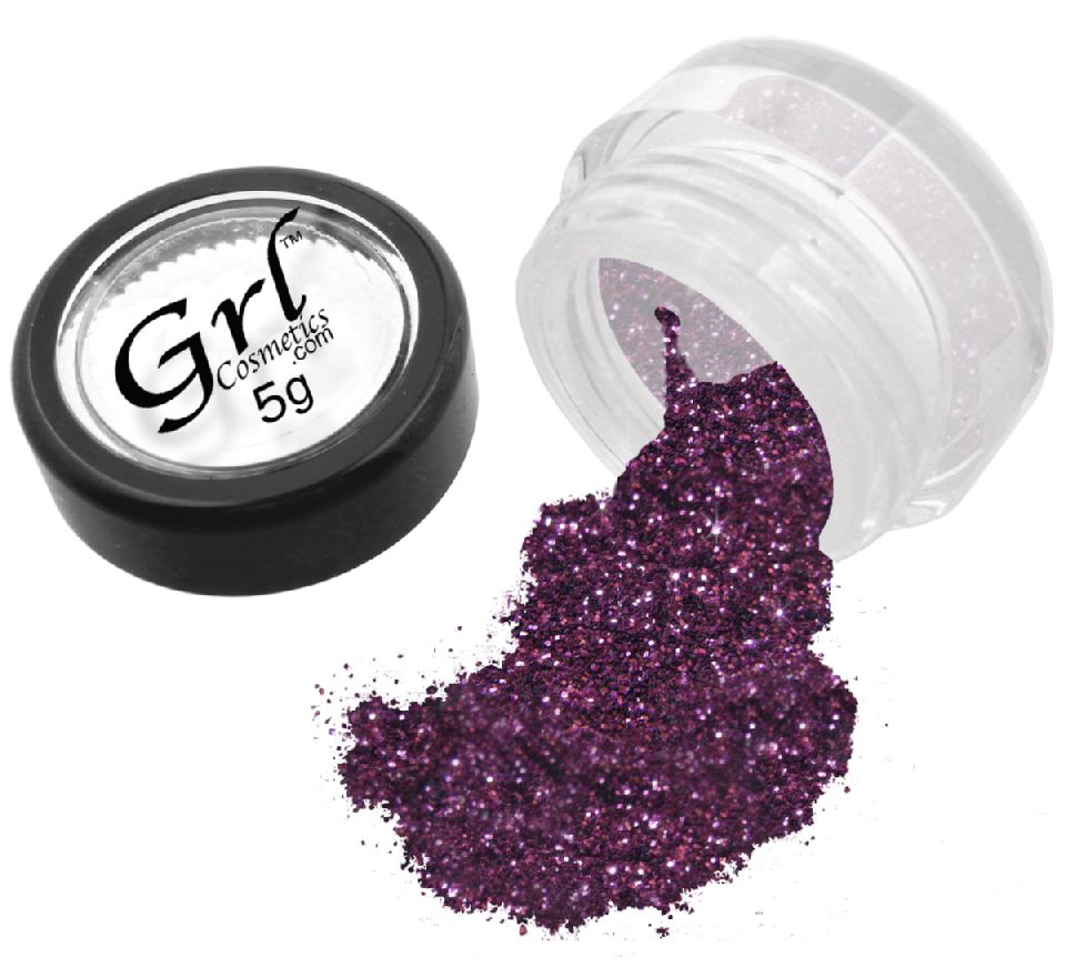 Rich Purple Glitter Eyeshadow Wine, 5g