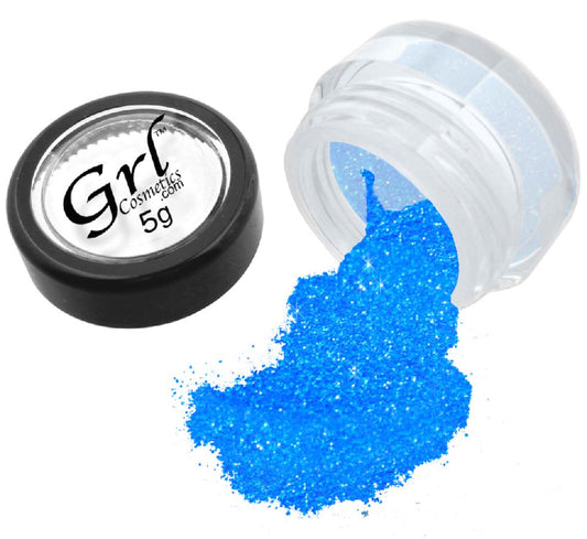 Neon Blue Glitter Eyeshadow Neon Blue, 5g
