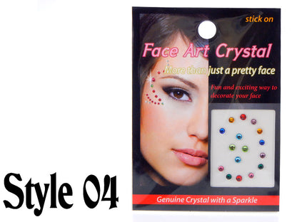 Grl Cosmetics Stick On Face Art Crytals