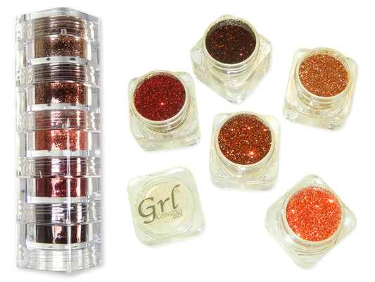 Grl Cosmetics Cosmetic Glitter - Fall 5pc Collection