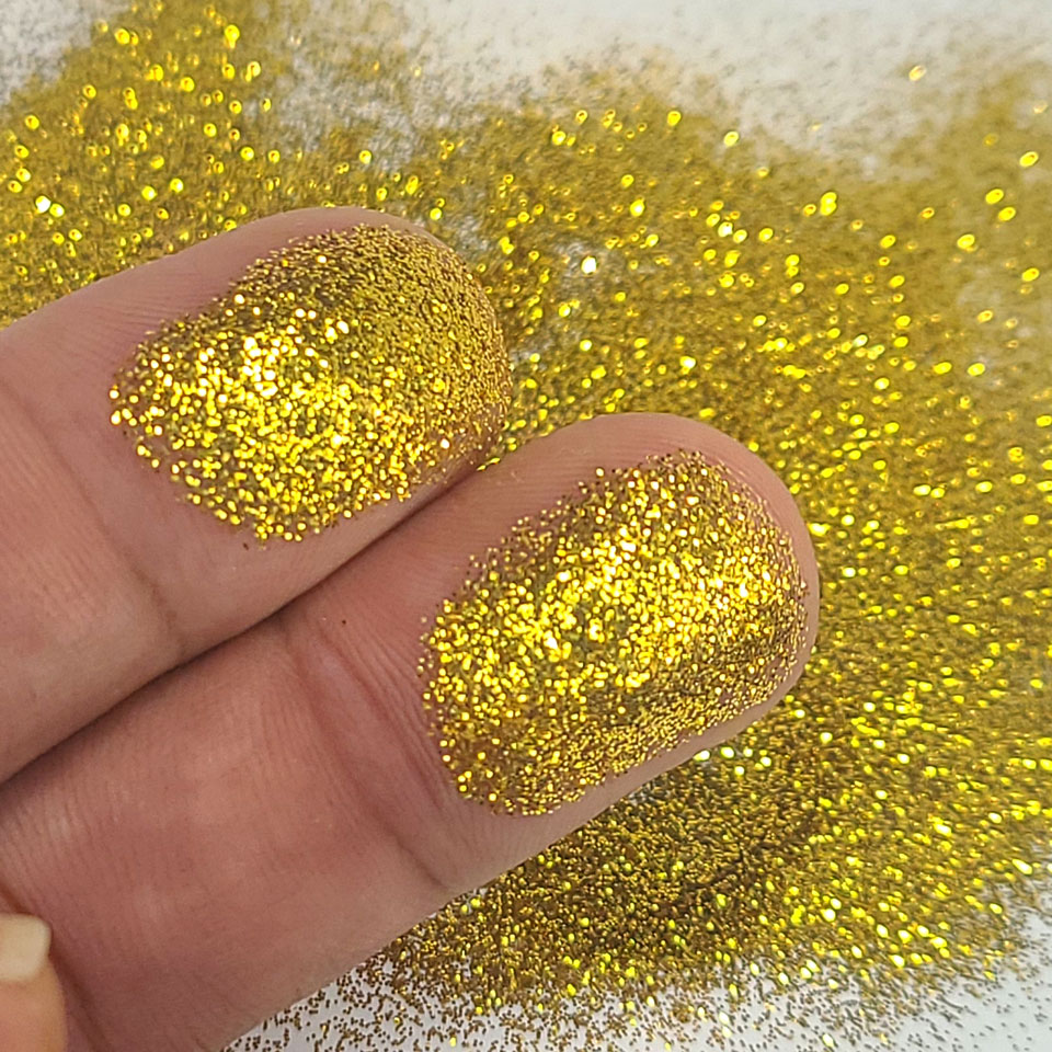 Dark Gold Extra-Fine Glitter, 1oz
