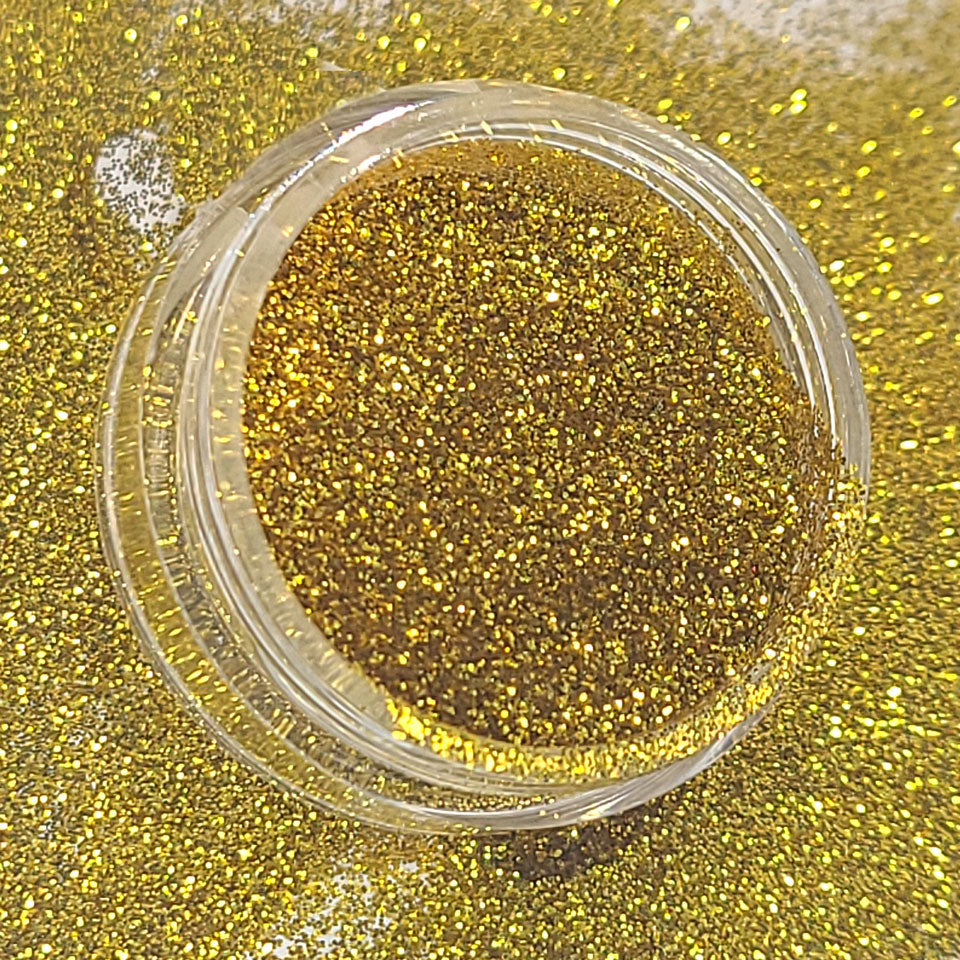 Fine Glitter Bottle, 1-Pound BULK, Yellow 