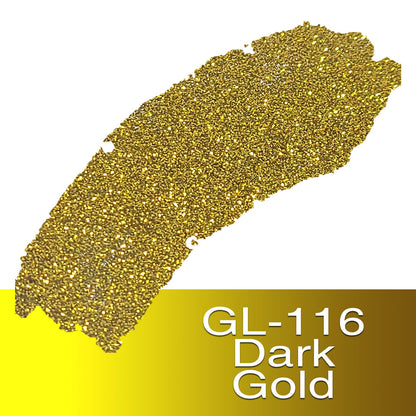 Dark Gold Extra-Fine Glitter, Wholesale Bulk