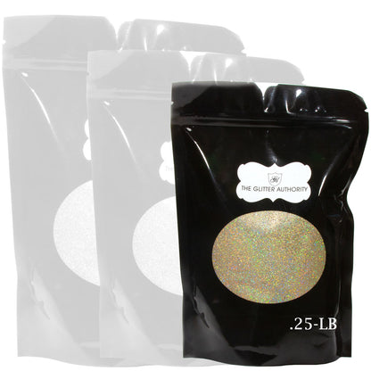 Gold Holographic Glitter, Bulk - GL40 Gold Prism Extra Fine Cut .008"
