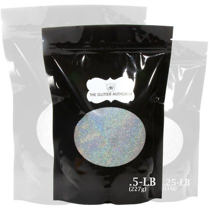 Silver Holographic Bulk Glitter - GL07 Silver Prism Extra Fine Cut .008"