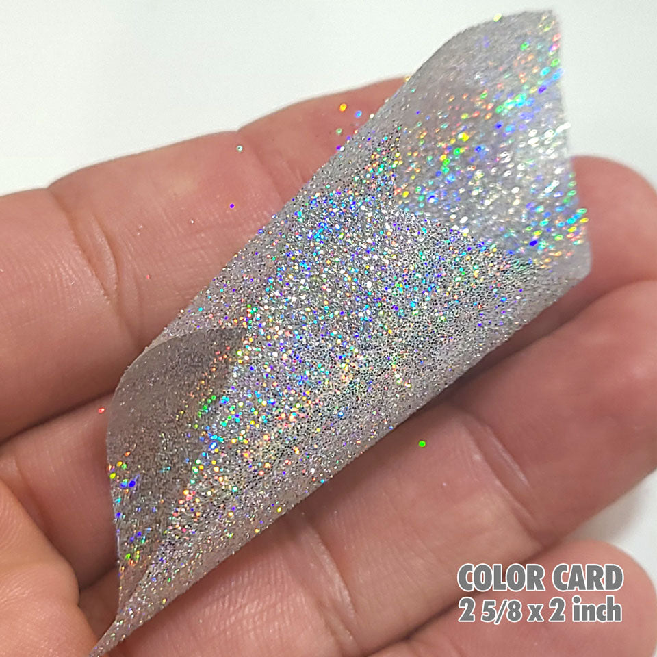 Black Friday 12pcs Holographic Nail Powder Silver Sequins For