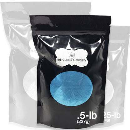 Turquoise Blue Bulk Glitter - GL19 Caribbean Blue Extra Fine Cut .008"