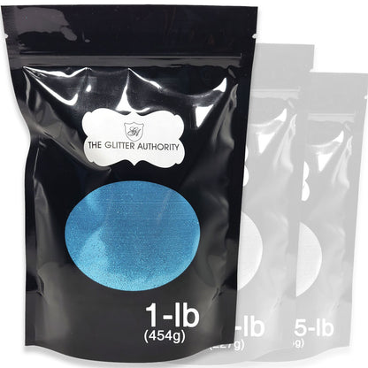 Turquoise Blue Bulk Glitter - GL19 Caribbean Blue Extra Fine Cut .008"