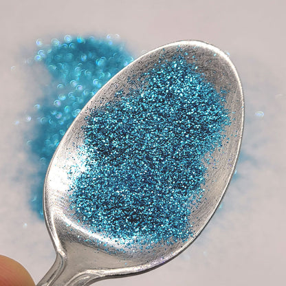 Aqua Blue Bulk Glitter - GL19 Caribbean Blue
