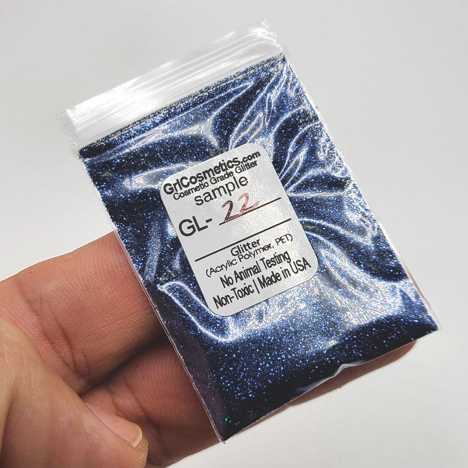 Navy Blue Bulk Glitter - GL22 Dark Night Extra Fine .008"