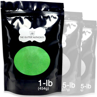 Bright Lime Green Bulk Glitter - GL23 Lime Extra Fine Cut .008"