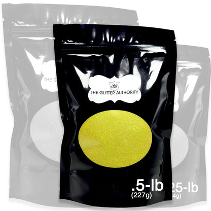 Bright Yellow Bulk Glitter - GL27 Crazy Daisy Extra Fine Cut .008"