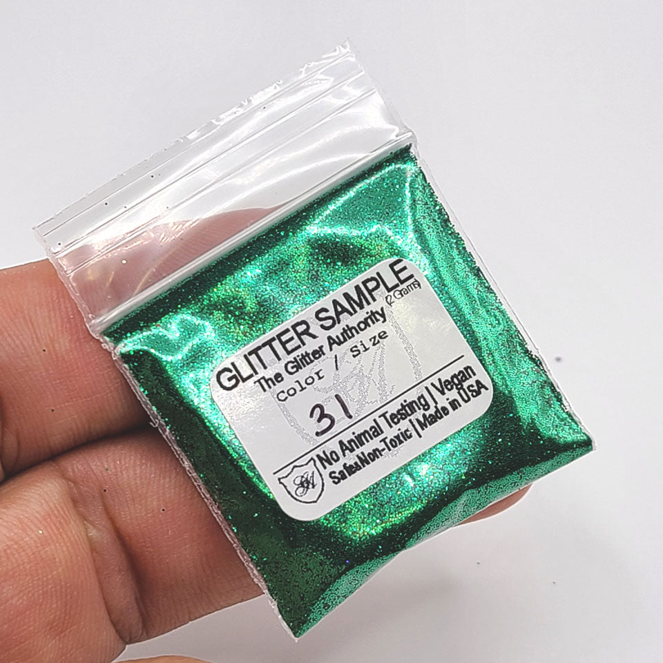 Emerald Green Bulk Glitter - GL31 Emerald Green Extra Fine Cut .008"
