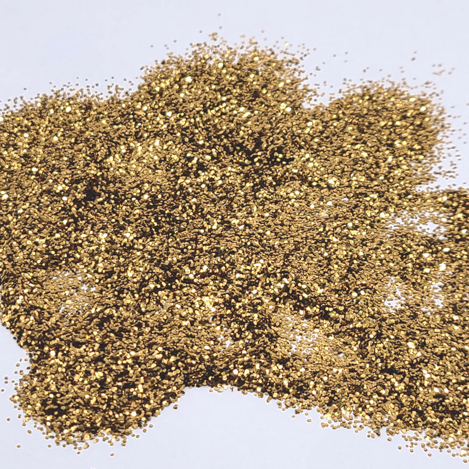 Bronze Gold Bulk Glitter - GL37 Fools Gold (.015 Hex)
