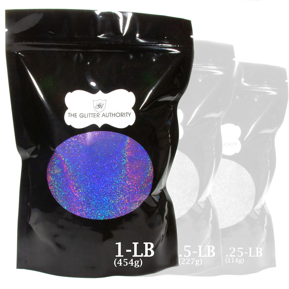Purple Holographic Bulk Glitter - GL44 Purple Prism Extra Fine Cut .008"