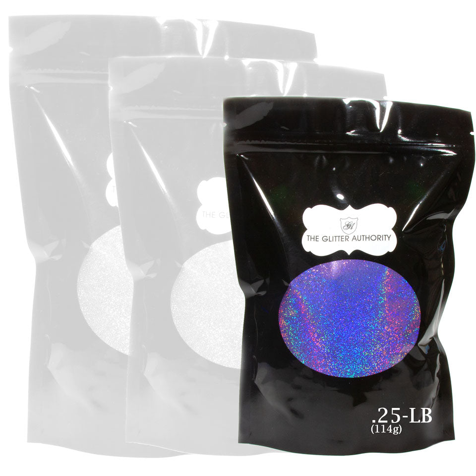 Purple Holographic Bulk Glitter - GL44 Purple Prism Extra Fine Cut .008"